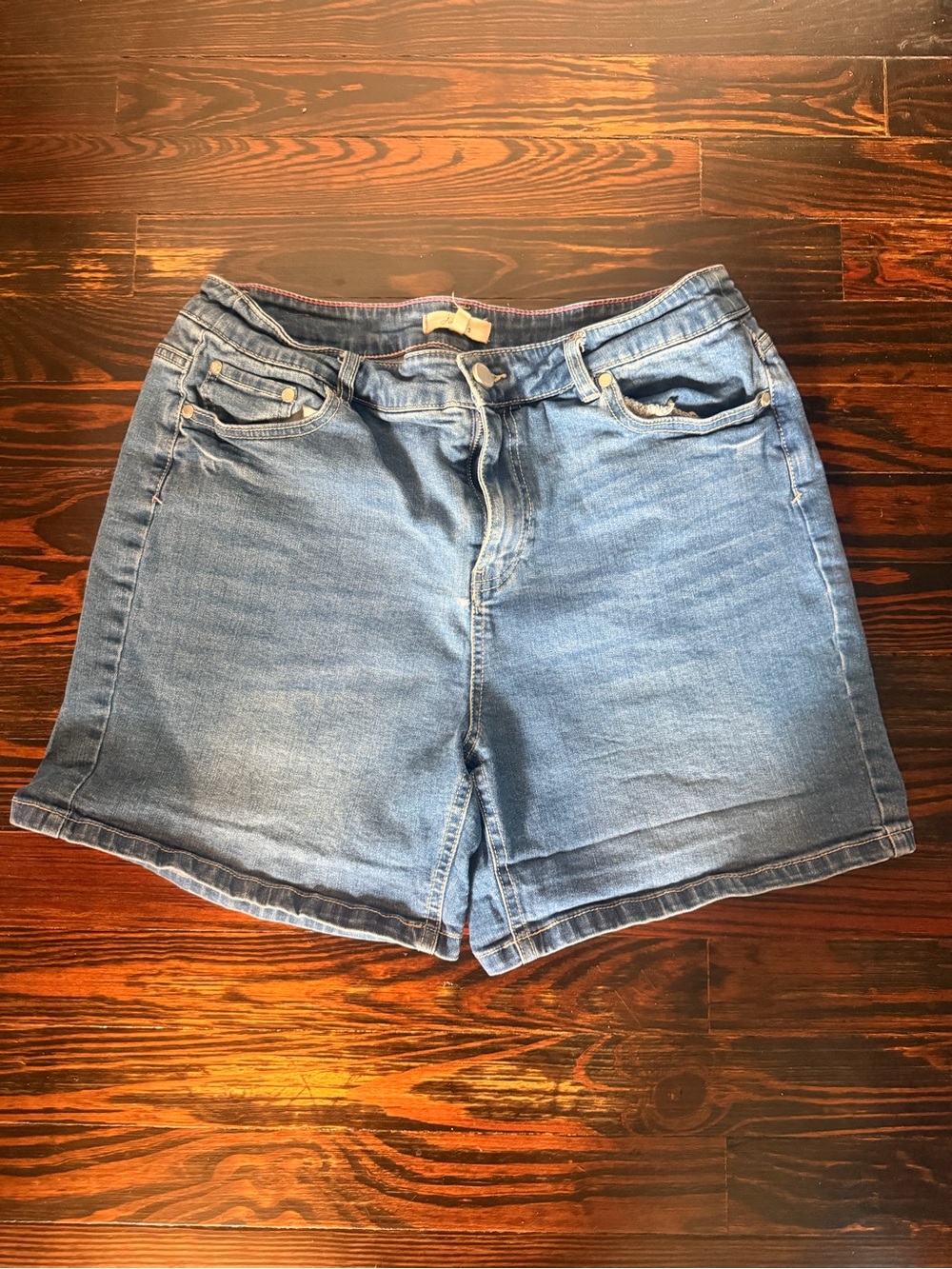 Joules Medium Blue Denim Shorts - Size 10